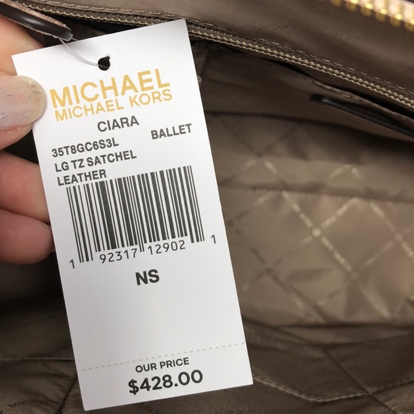 NWT Michael Kors Large Ciara satchel - Picture 7 of 8